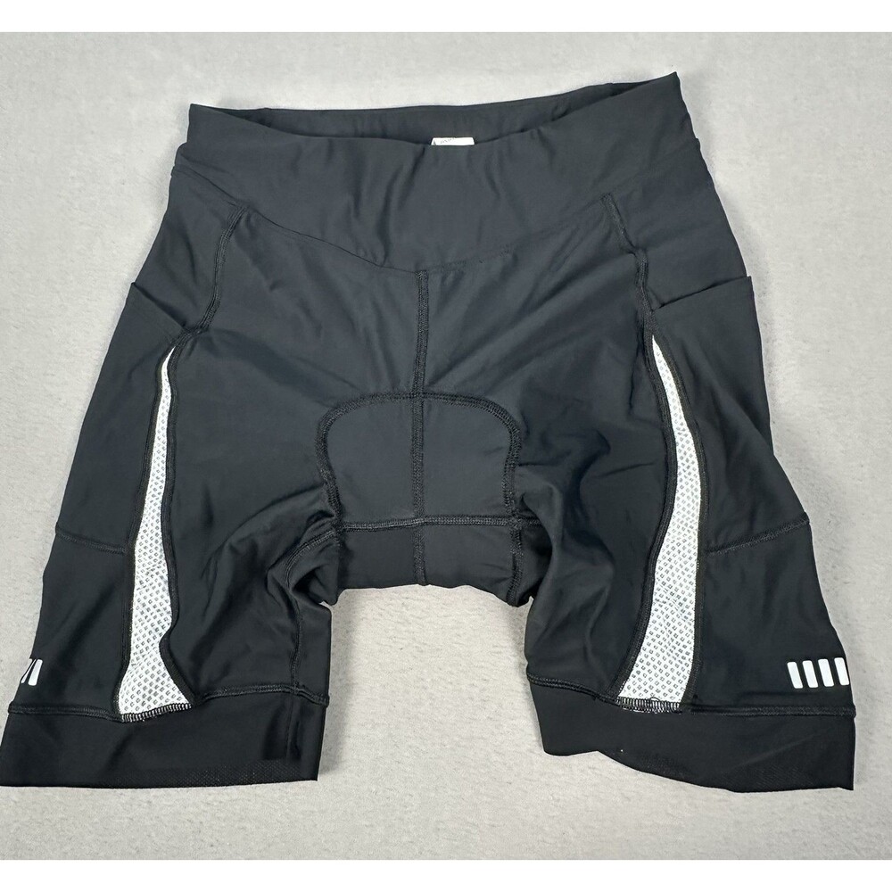 Health Yoga Women's 4D Padded Cycling Shorts With Pockets Sz L Cycling